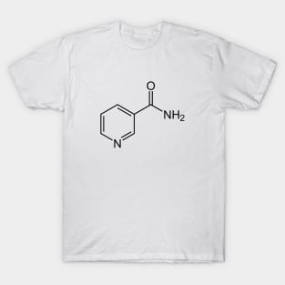 Vitamin B3 Nicotinamide C6H6N2O Molecule T-Shirt